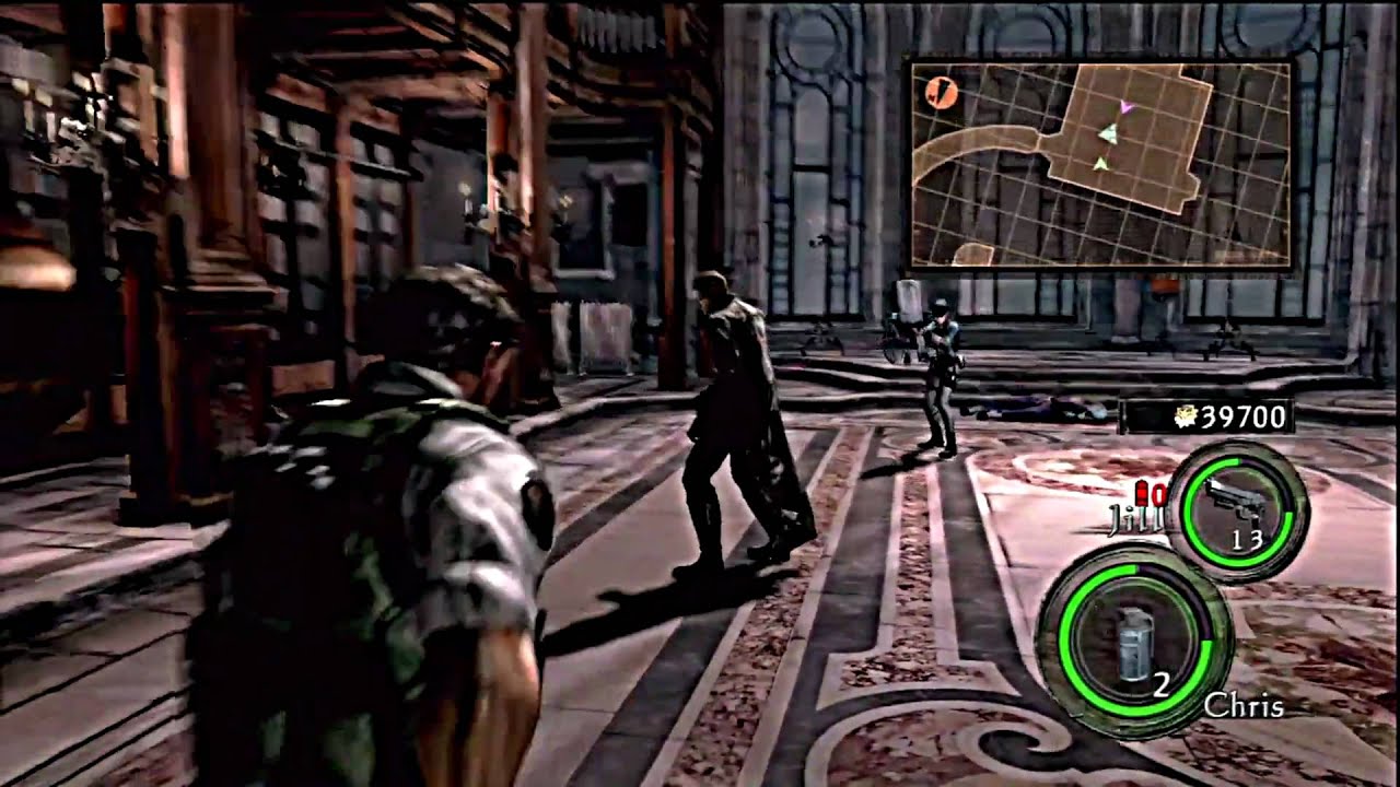 Resident Evil 5 HD Lost in Nightmares: Professional Intense Fight With Wesker & Jill's Suicide P5