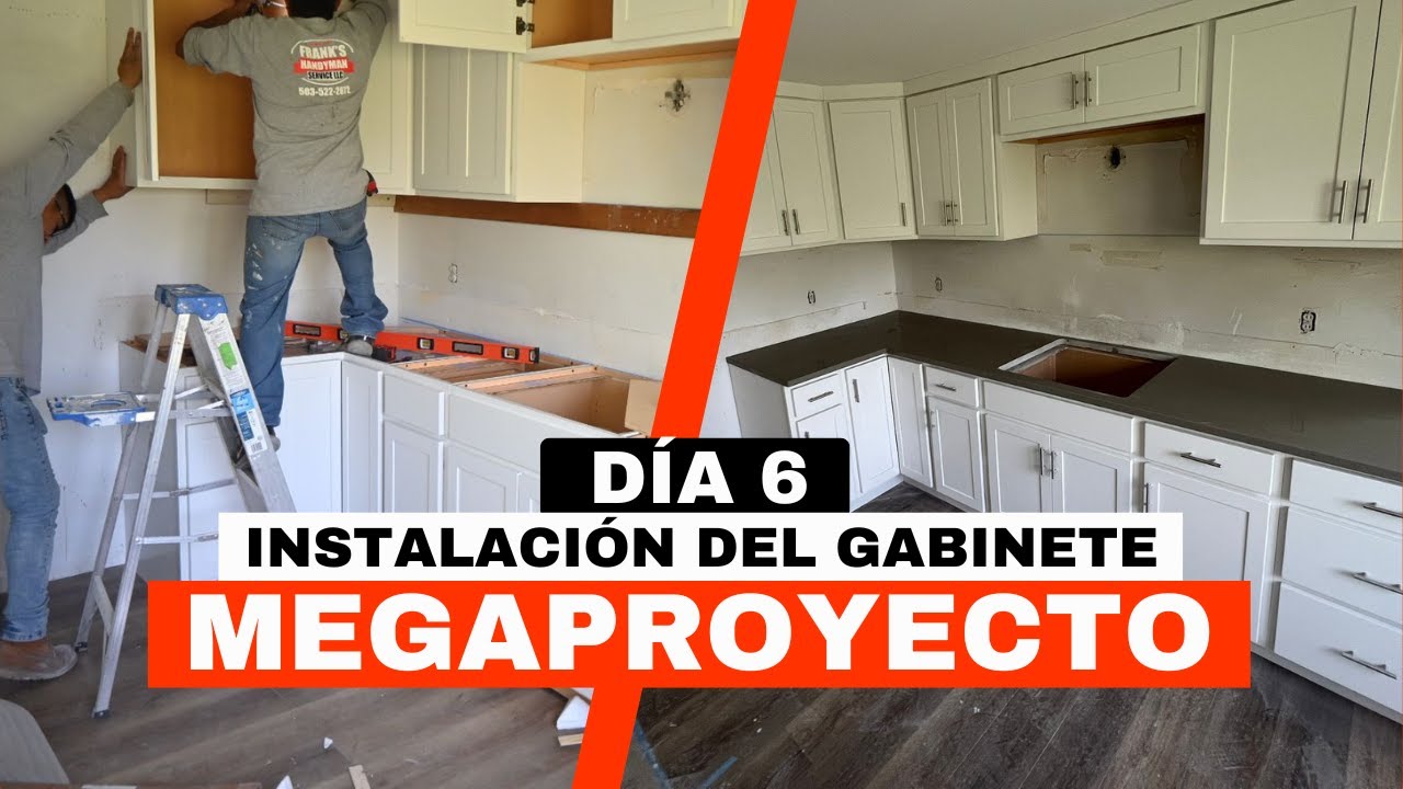🔧 Día 6: Instalación de Gabinetes de Cocina 🚪 - Guía Completa y Consejos