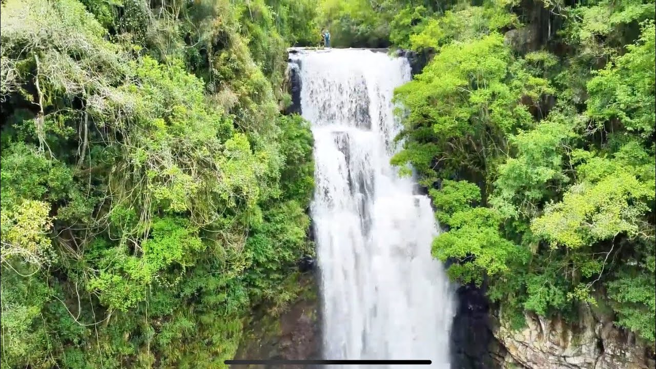 Cascata Marcondes em Santa Maria do Herval no Rio Grande do Sul