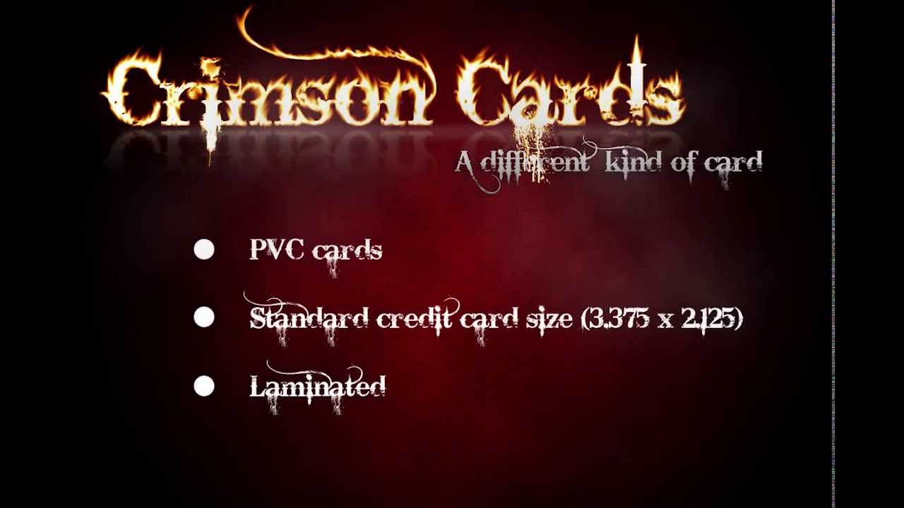Crimson Cards Campaign Video