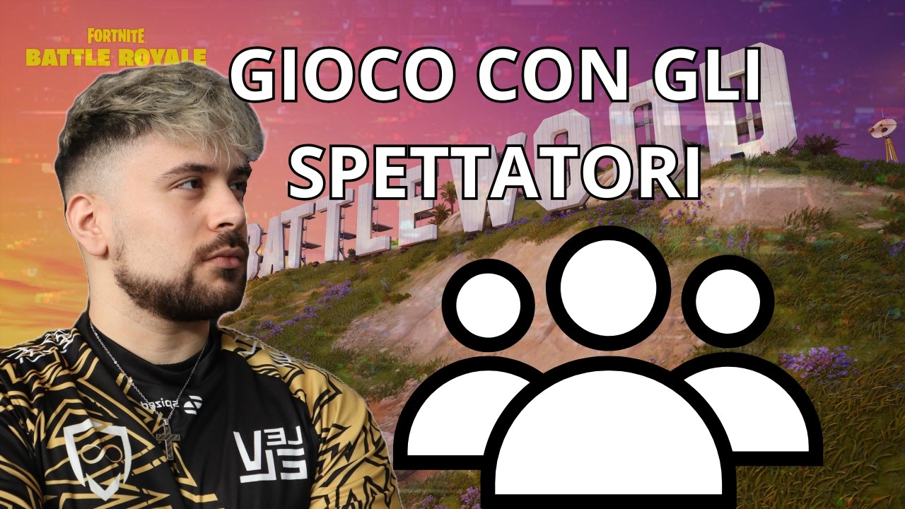 FORTNITE CON GLI ISCRITTI
