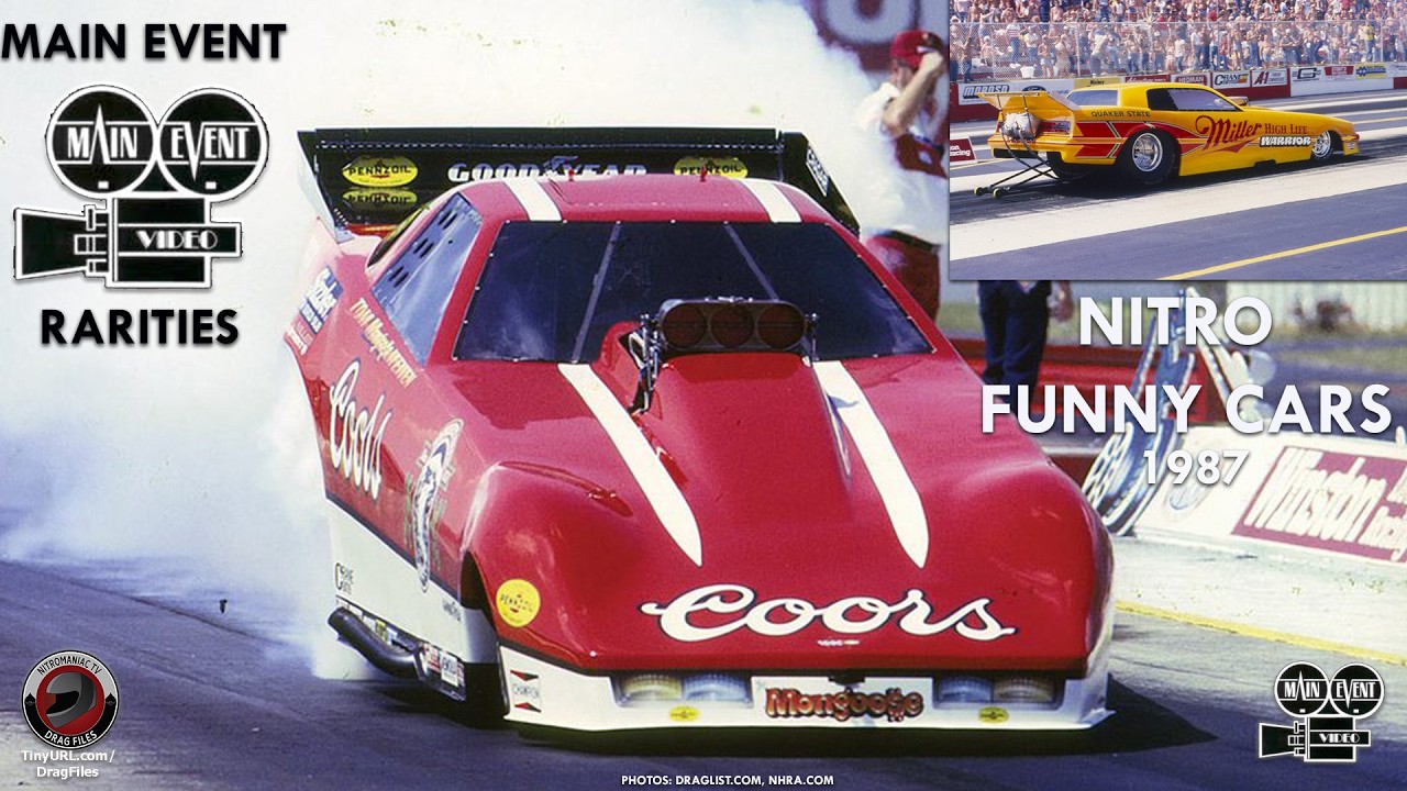 MAIN EVENT RARITIES - NITRO FUNNY CARS (1987) #NitroFunnyCars #DragRacing  #NitromaniacTV #FunnyCar