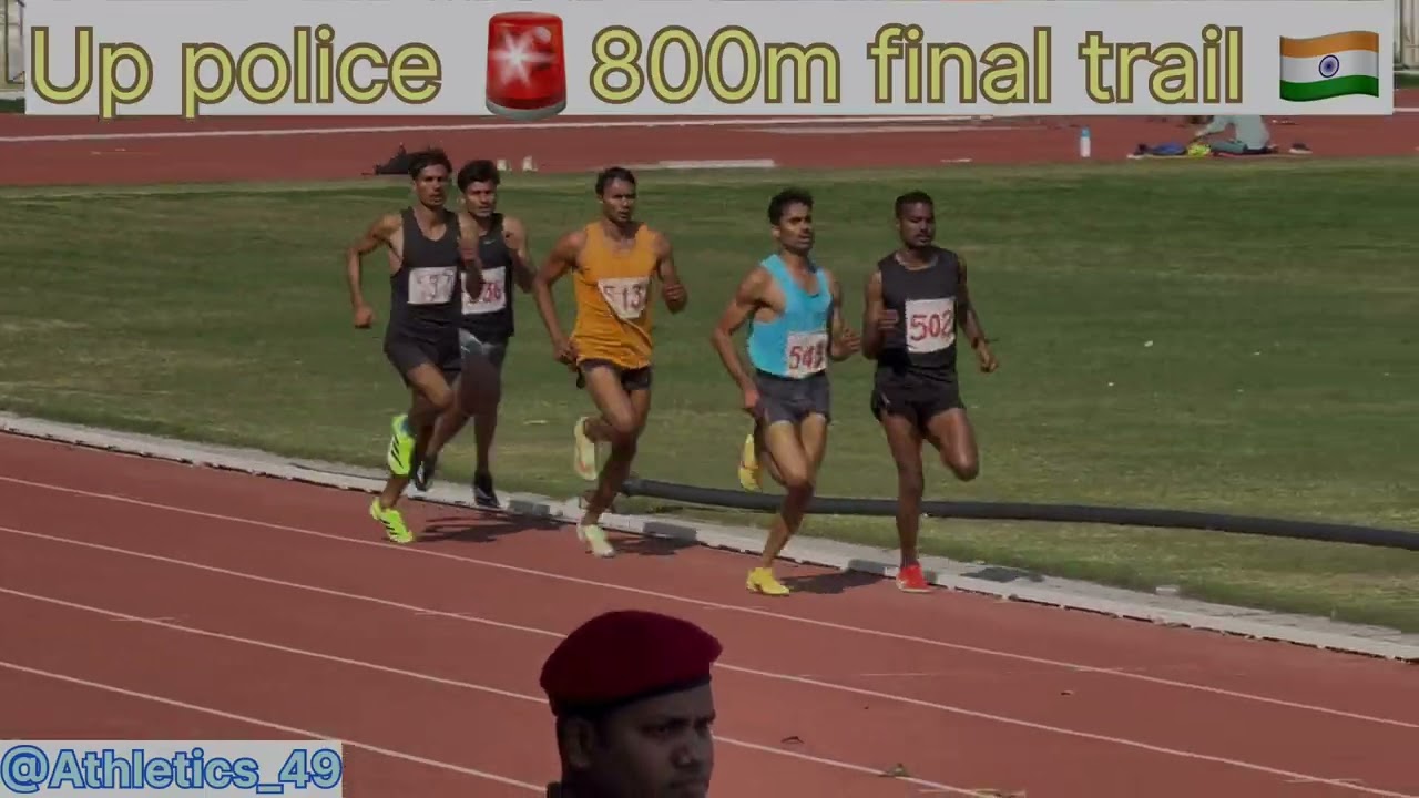 UP Police🚨800m Mens final trial #athletics #trending #trackandfield #sports #youtubevideos 