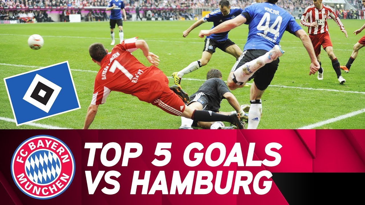 Top 5 Goals | Robben, Rib&eacute;ry & More: Sensational Goals & Skills vs. HSV