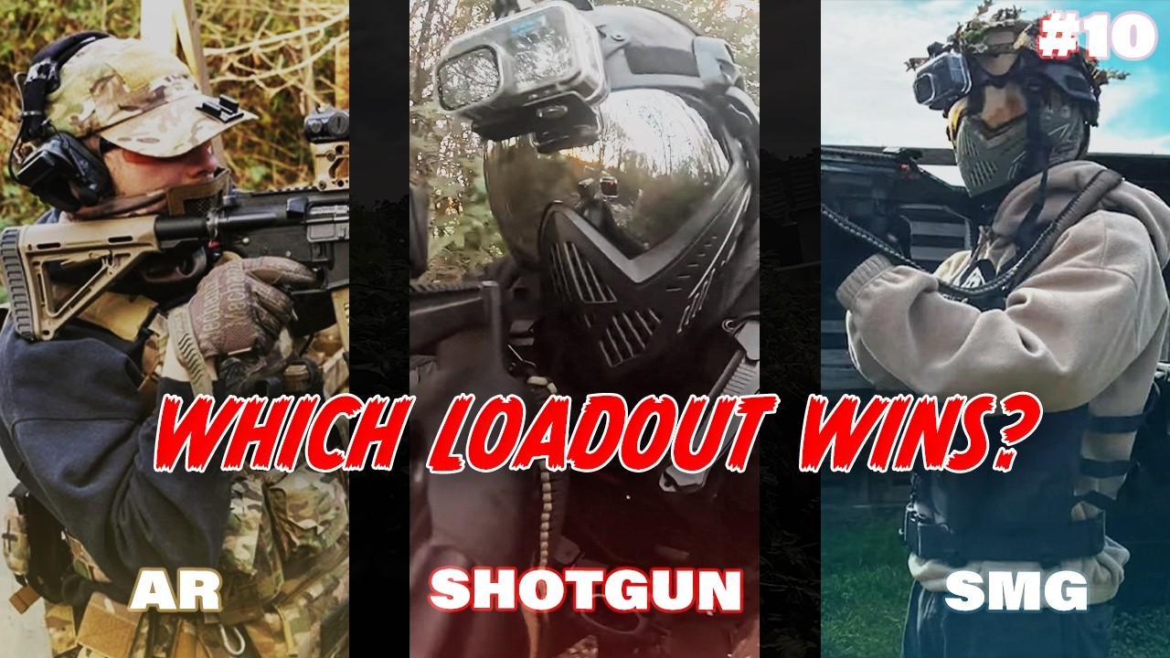 CQB Loadout Battle: AR vs Shotgun vs SMG - Which wins? [Tactical Warfare Airsoft 10]