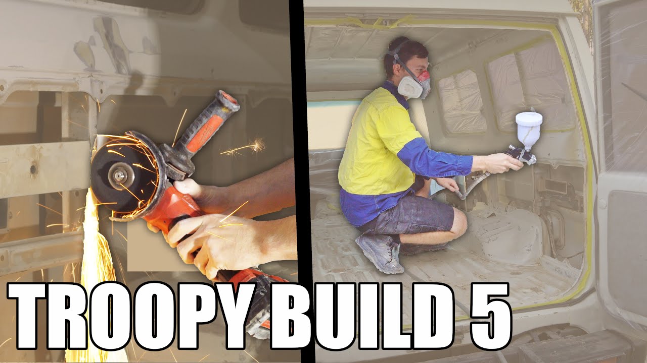 Spray Painting My Landcruisers Interior - HZJ78 Ep 5