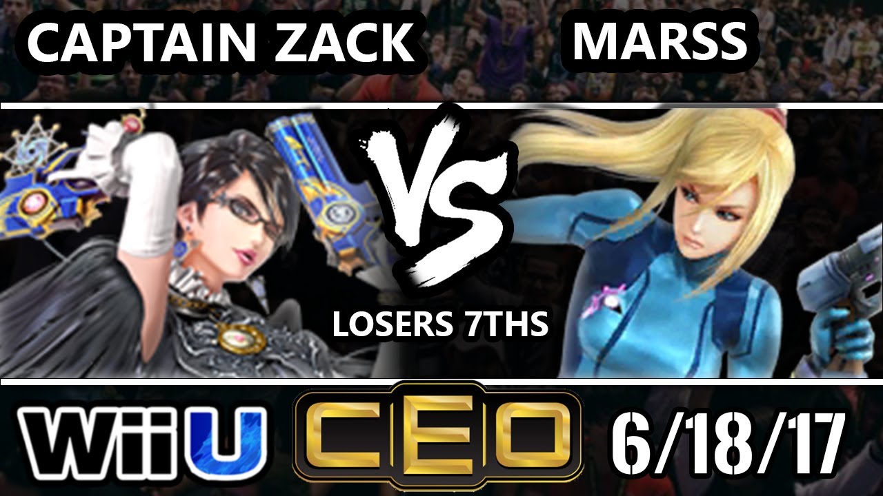 CEO 2017 Smash 4 - P1 | CaptainZack (Bayonetta) vs Marss (ZSS) WiiU Loser’s Sevenths