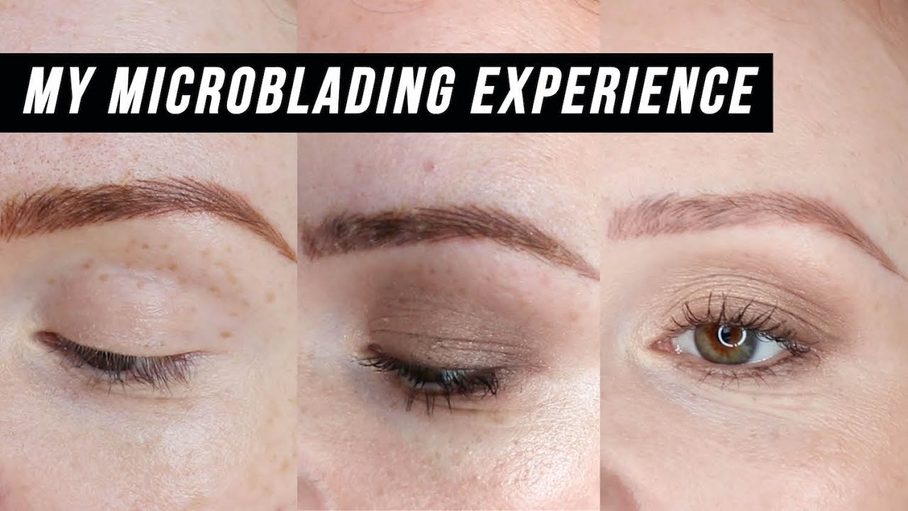 I GOT MY EYEBROWS MICROBLADED! | MICROBLADING HEALING PROCESS