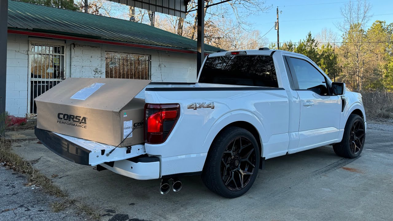 CORSA EXTREME CAT-BACK INSTALL ON 24 5.0 F150!!!