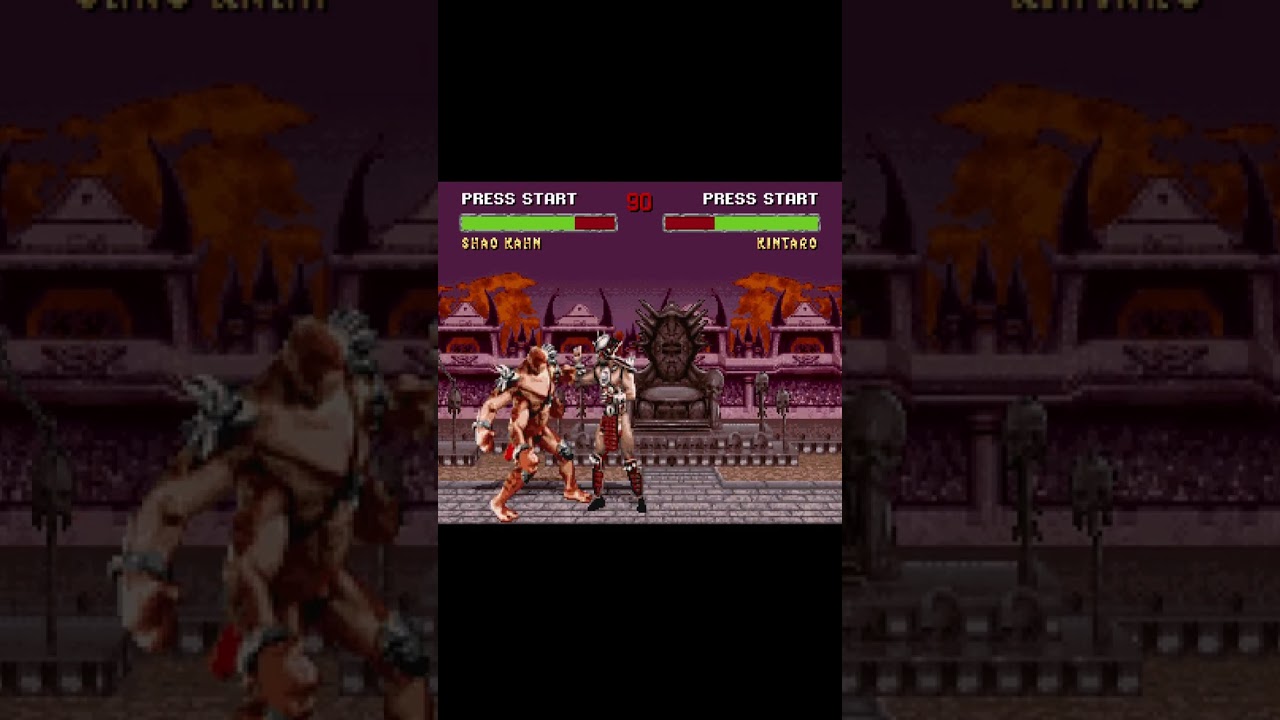 Mortal Kombat II (Super Nintendo) - Kintaro VS. Shao Khan [HD] | RetroGameUp