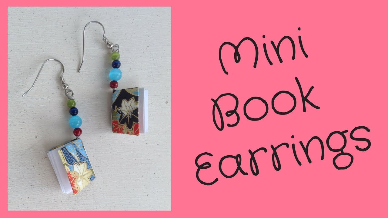 Book Earrings DIY Tutorial feat Patricia Srigley, artist & author