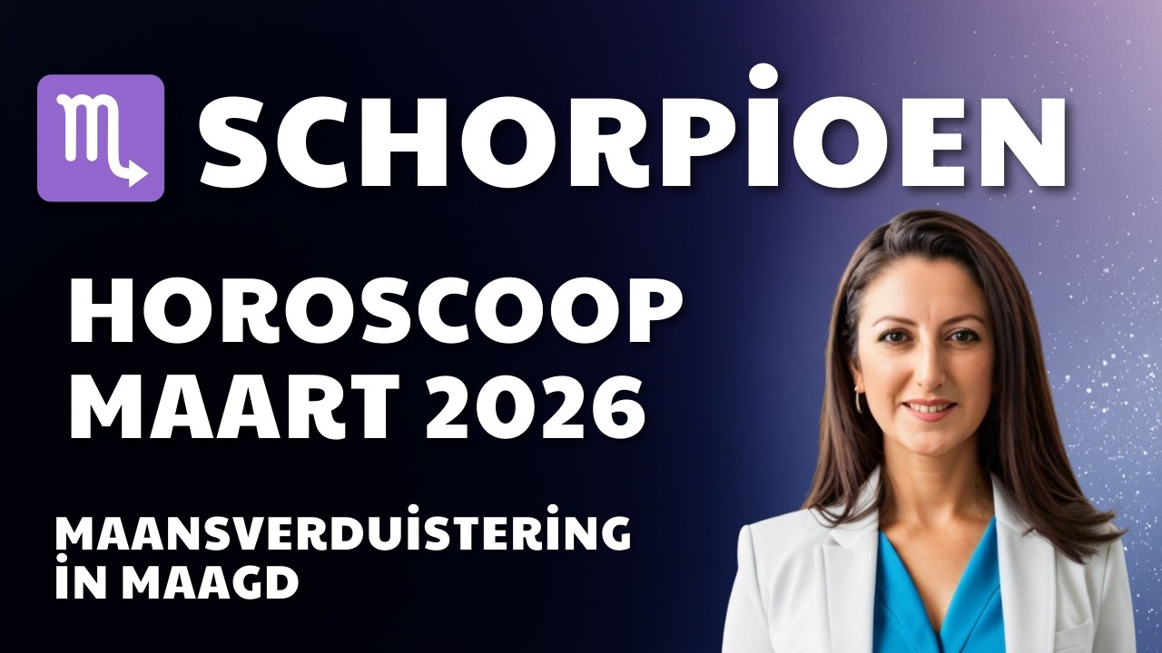 ♏ Schorpioen horoscoop maart 2026 | Maansverduistering in Maagd