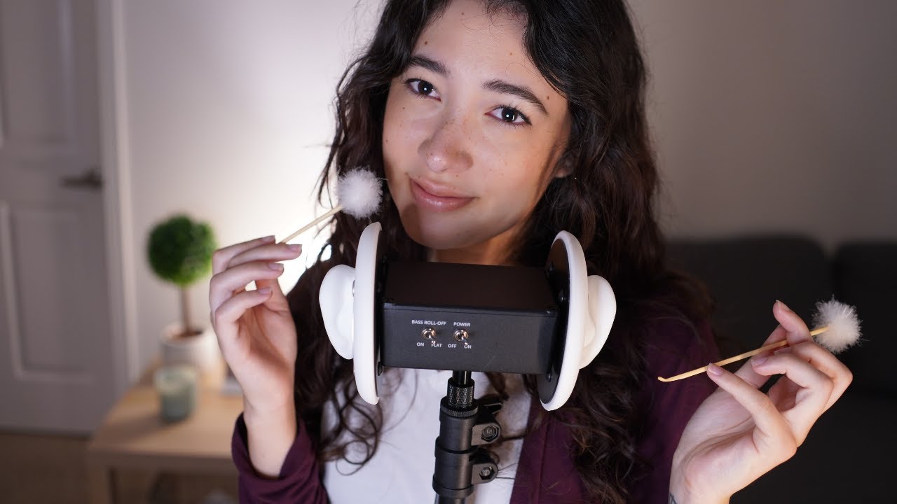 The Best ASMR for Headphones 🎧 (ear picking, blowing, and breathing)
