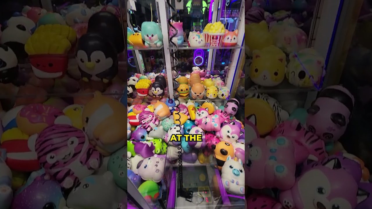 I Found Out Why This Claw Machine Was Too Hard To Win #shorts