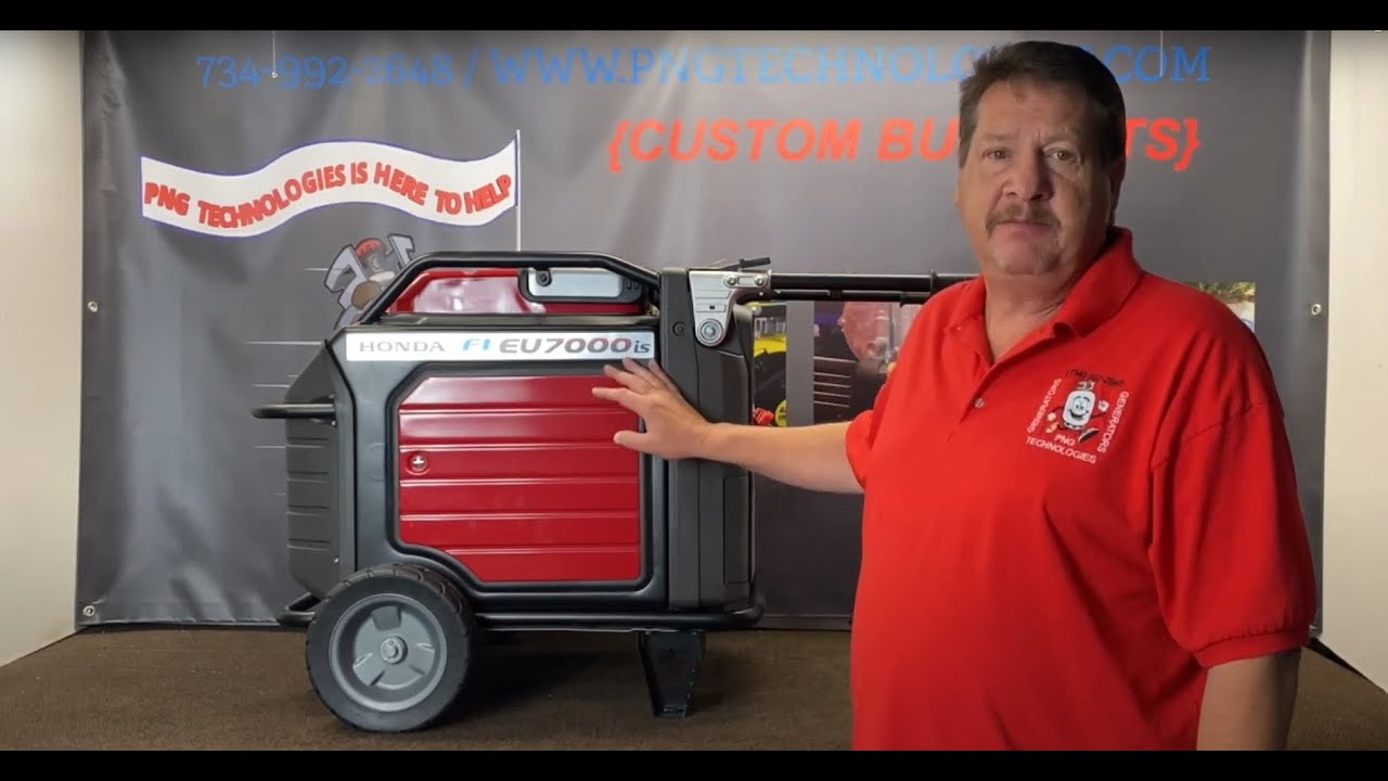 Honda EU7000is  - Conversion video from gas to Propane & Natural Gas
