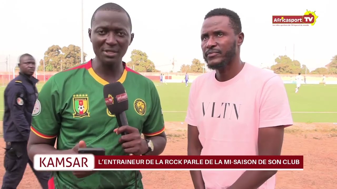  l'entraîneur de la RCCK parle d'une saison compliquée pour son équipe Mais il ne perd pas...
