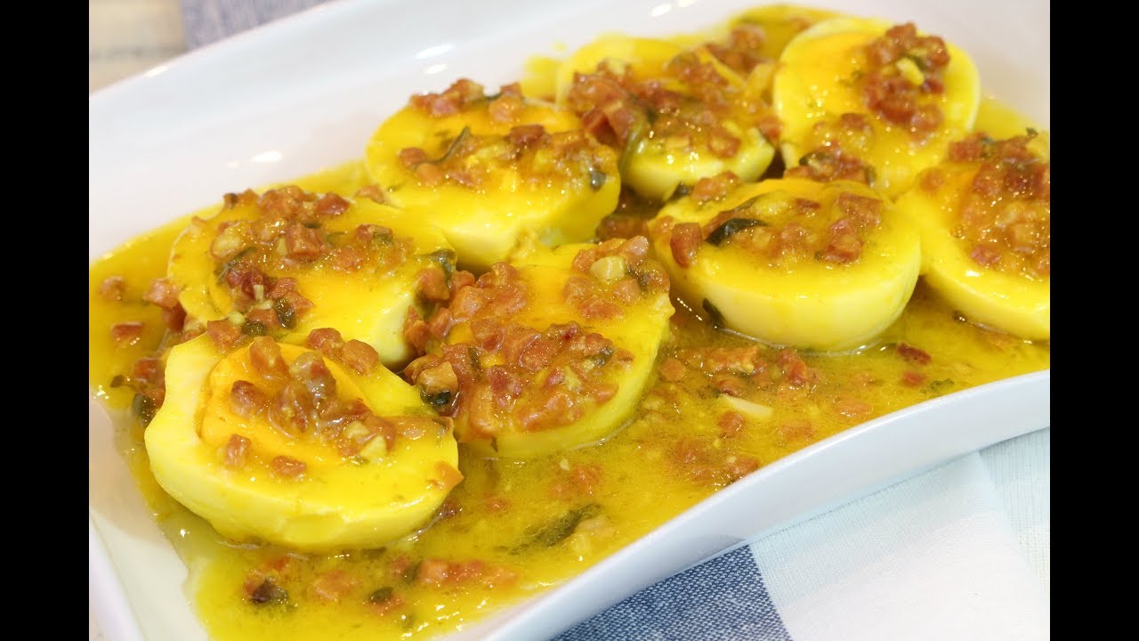 Huevos duros en salsa con Thermomix | Receta deliciosa