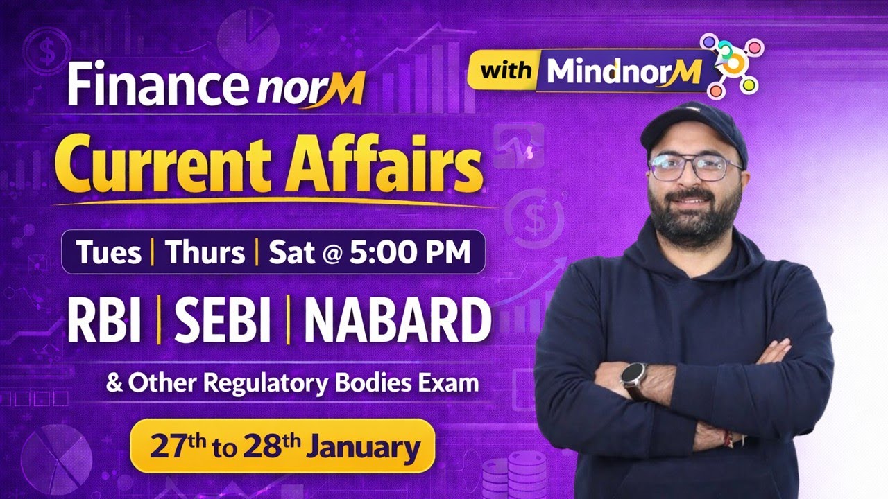Finance Current Affairs for RBI Grade B | RBI Grade B Classes | RBI Preparation 2026 | Madhav Sir
