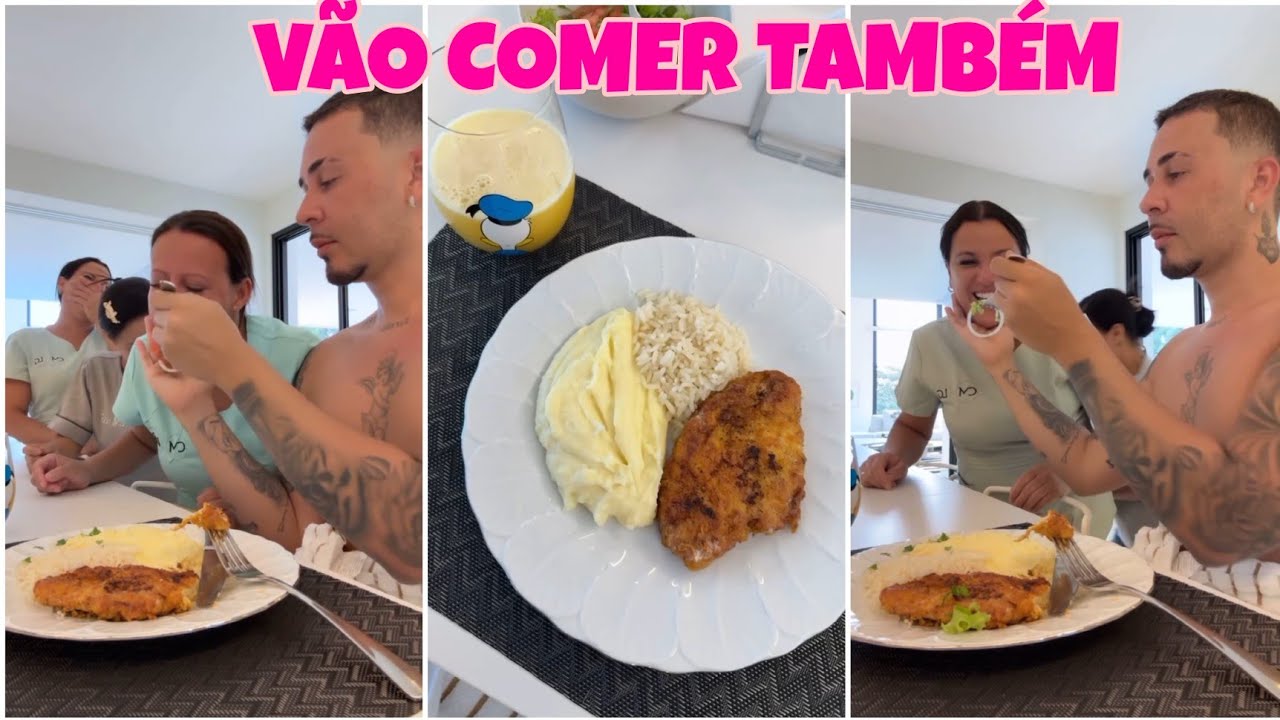 🤮🤢 CARLINHOS MAIA NÃO GOSTA DO ALMOÇO QUE CASSINHA E ADRIANA FIZERA6