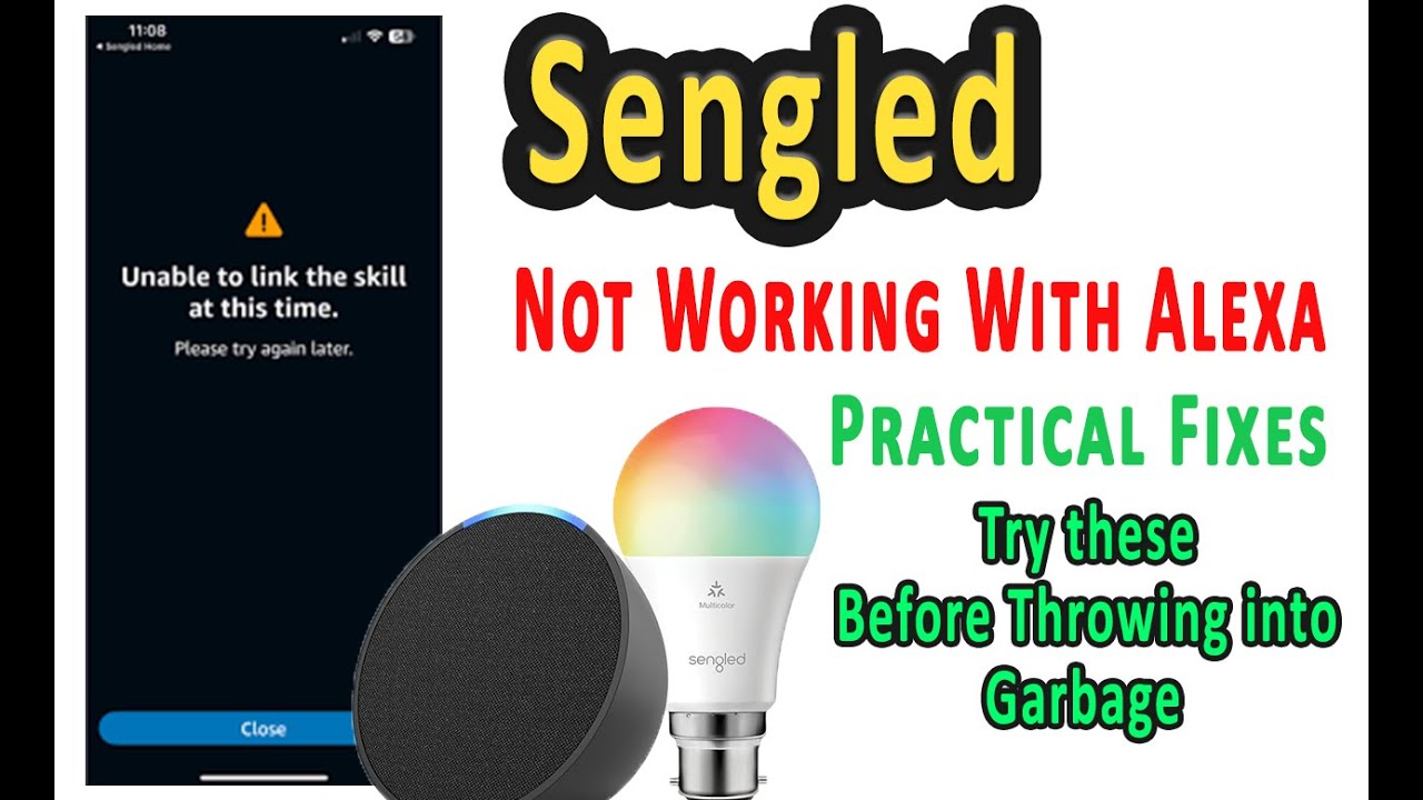 Лампочки Sengled не подключаются к Alexa! Быстрые решения