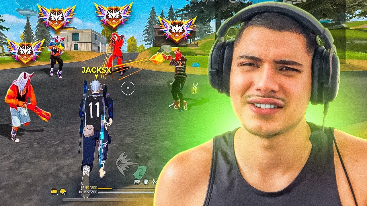 JOGUEI PARTIDAS IMPOSSÍVEIS COM 2 SNIPERS NO DESAFIANTE!😱🔥FREE FIRE MOBILE! JACKsx FF