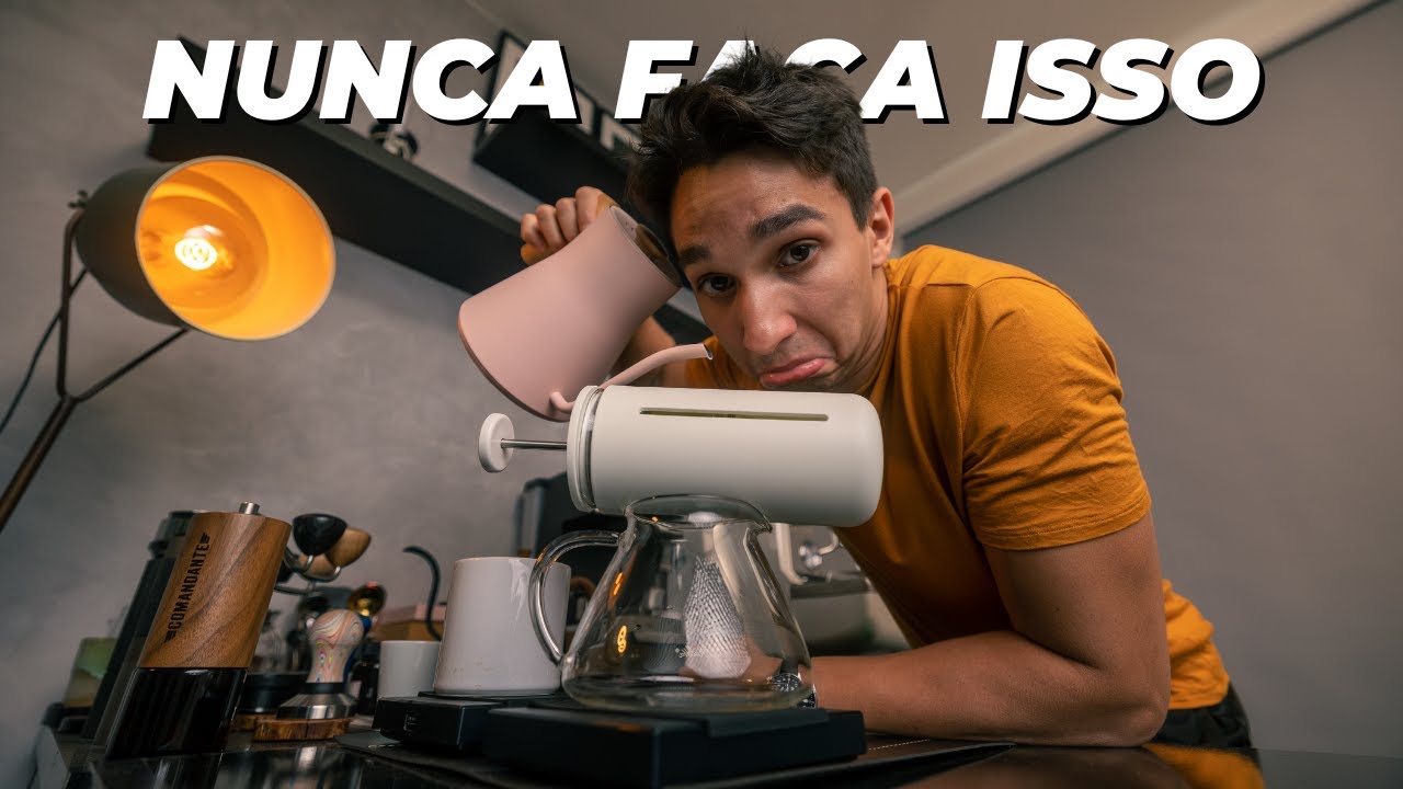 Nunca extraia uma Prensa Francesa como se fosse um V60 (RATIO) | Não Sou Barista