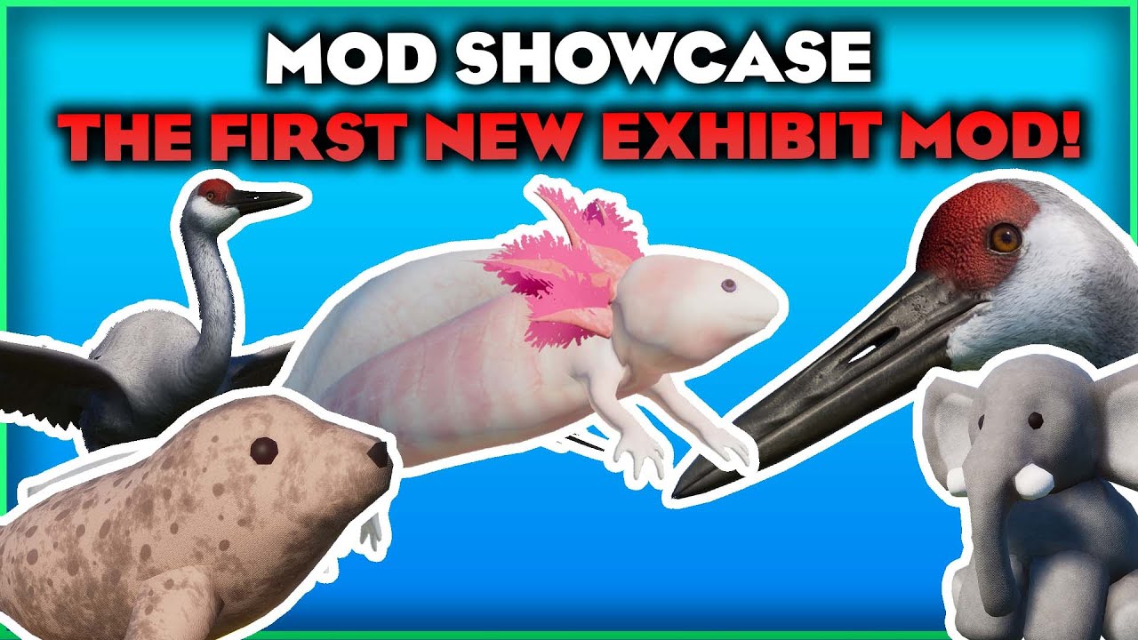 OUR FIRST NEW EXHIBIT SPECIES! - Planet Zoo Mod Showcase