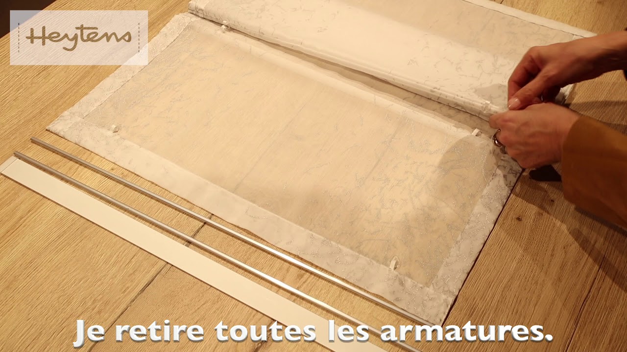 Démontage et entretien d'un store bateau.