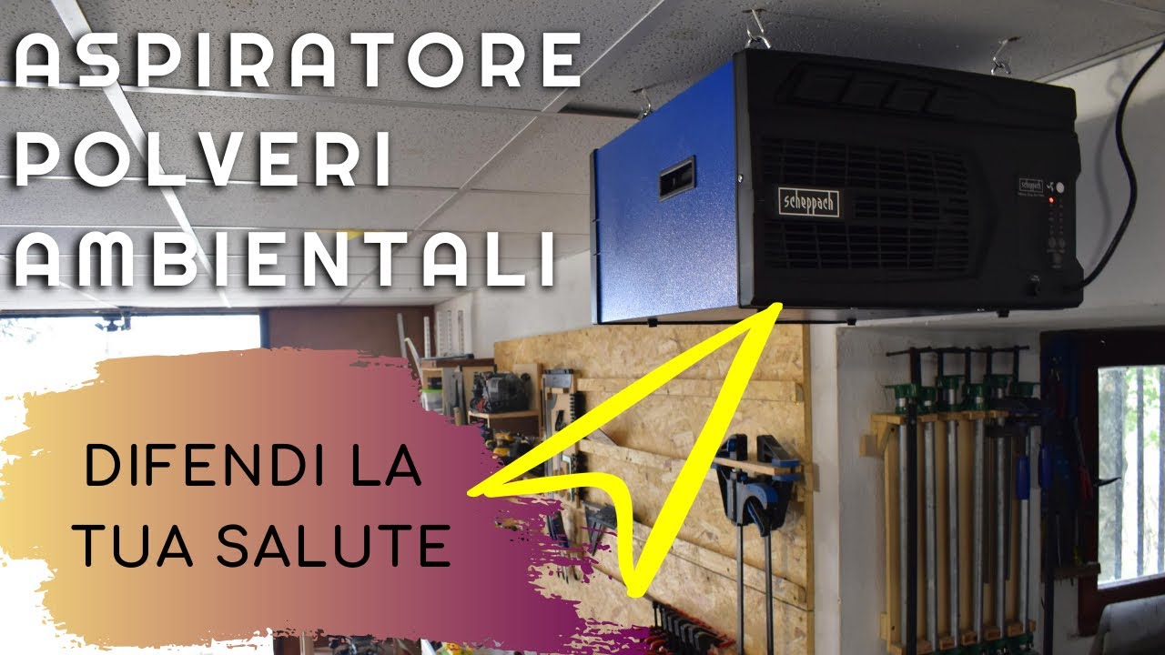 DEPURATORE d'aria per POLVERI sottili scheppach HDA 14
