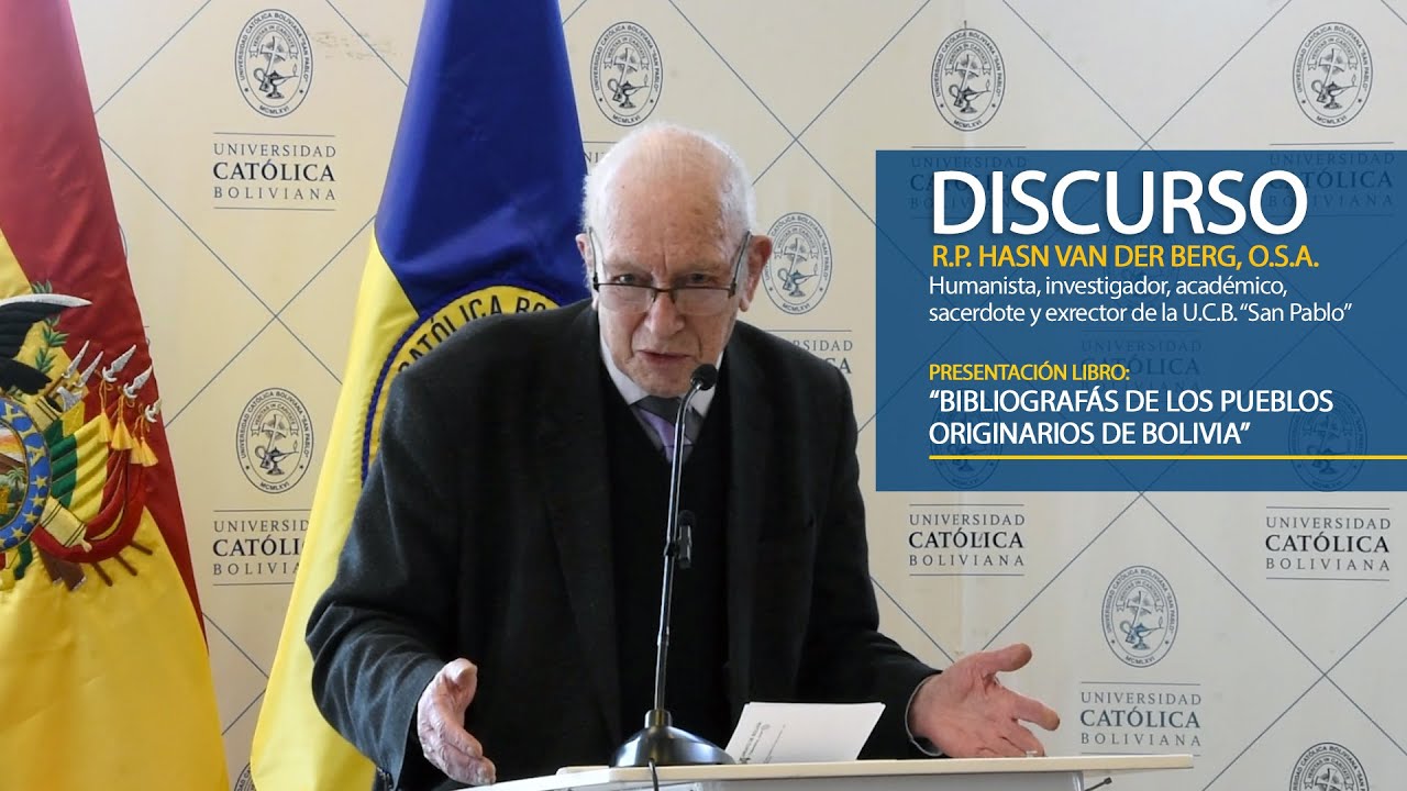DISCURSO R.P. HANS VAN DER BERG, O.S.A.