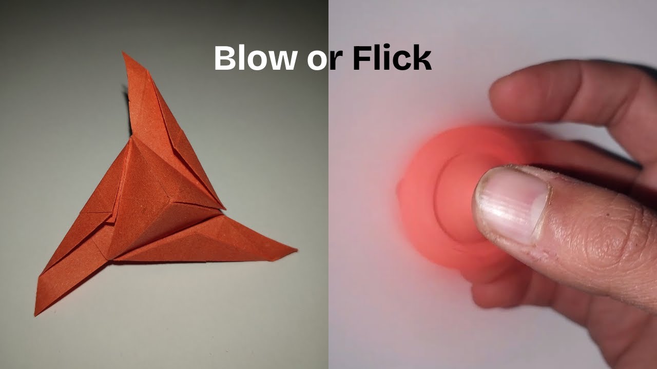 How to Make an Origami Fidget Spinner | Easy Paper Spinner Tutorial