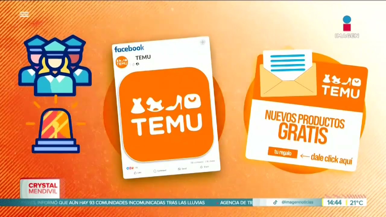 &iquest;Hace compras en TEMU? &iexcl;Cuidado! Podr&iacute;a ser estafado | Noticias con Crystal Mendivil