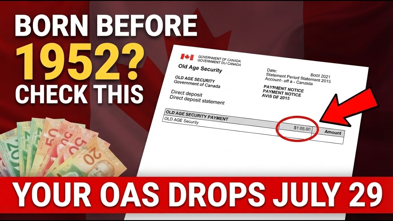 🚨 РОДИЛИСЬ ДО 1952 ГОДА? CRA только что повысило порог удержания OAS до $93 454 &mdash; сколько вы поте...