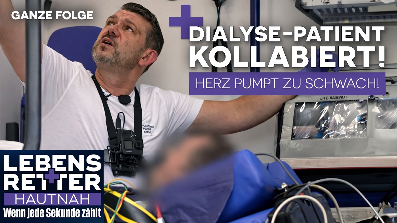 Blutdruck unter 90! Lebensgefährliche Synkope bei Dialyse-Patient! | Lebensretter hautnah | SAT.1