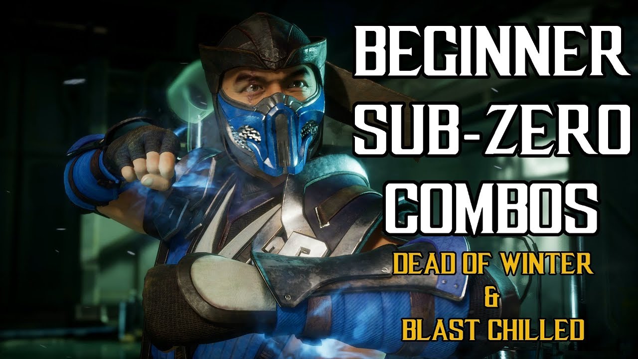 BEGINNER SUB-ZERO COMBOS IN MK11 - Mortal Kombat 11 Sub-Zero Gameplay