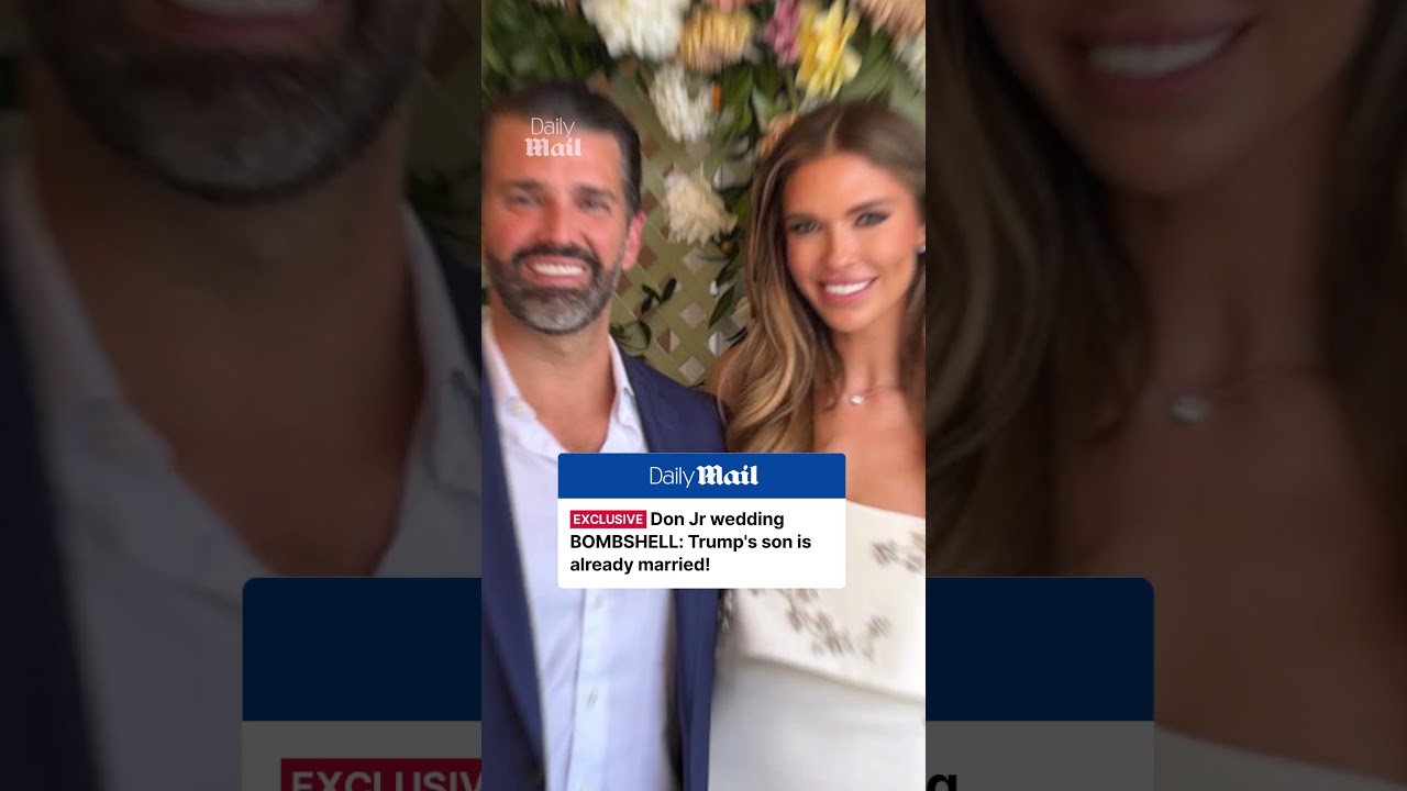 Don Jr wedding BOMBSHELL: Trump's son is already married!