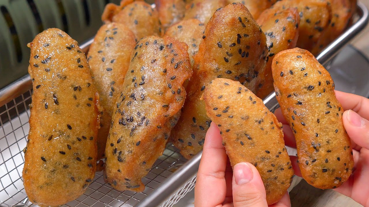 BÁNH CHUỐI CHIÊN CẤP TỐC Bánh giòn xốp phồng to nhanh gọn dễ làm