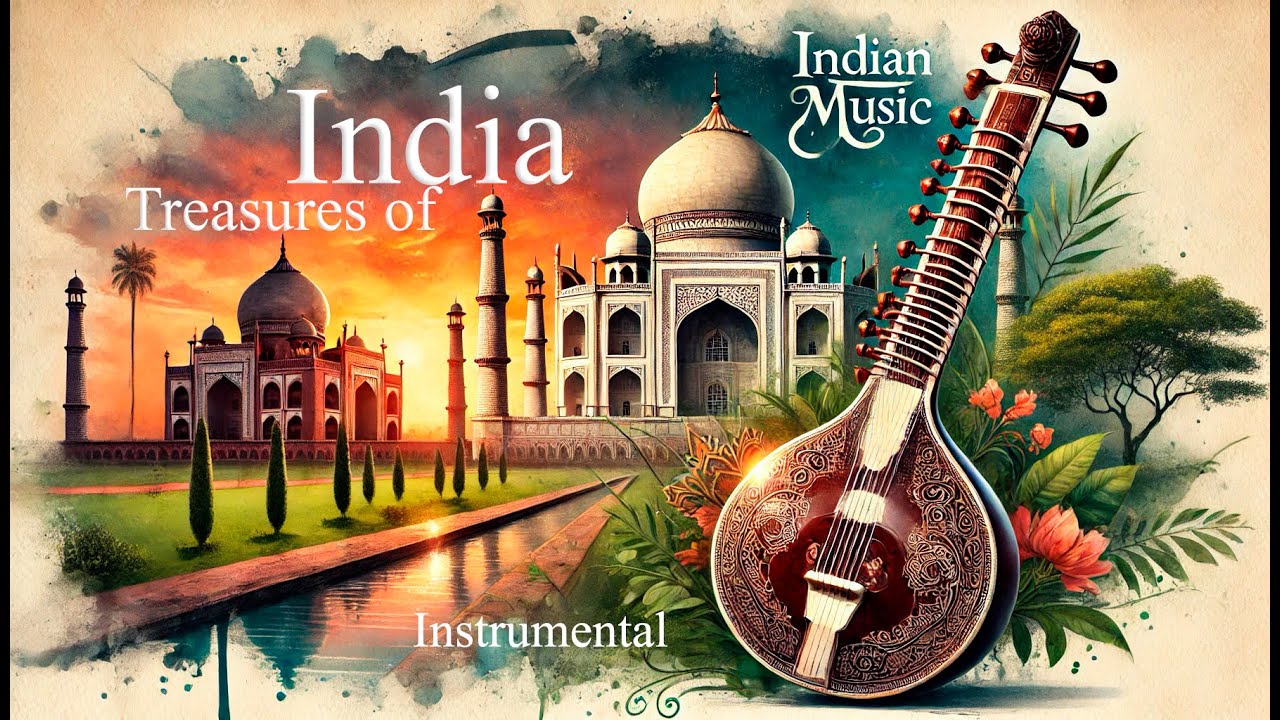 Indian music. Instrumental album. Indian folk. Treasures of India. Indian ragas.