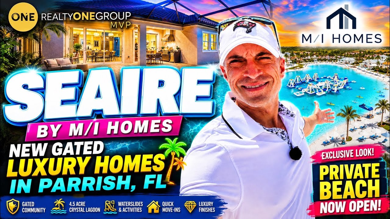 Seaire от M/I Homes: элитный закрытый жилой комплекс с лагуной, ограниченное предложение, новостр...