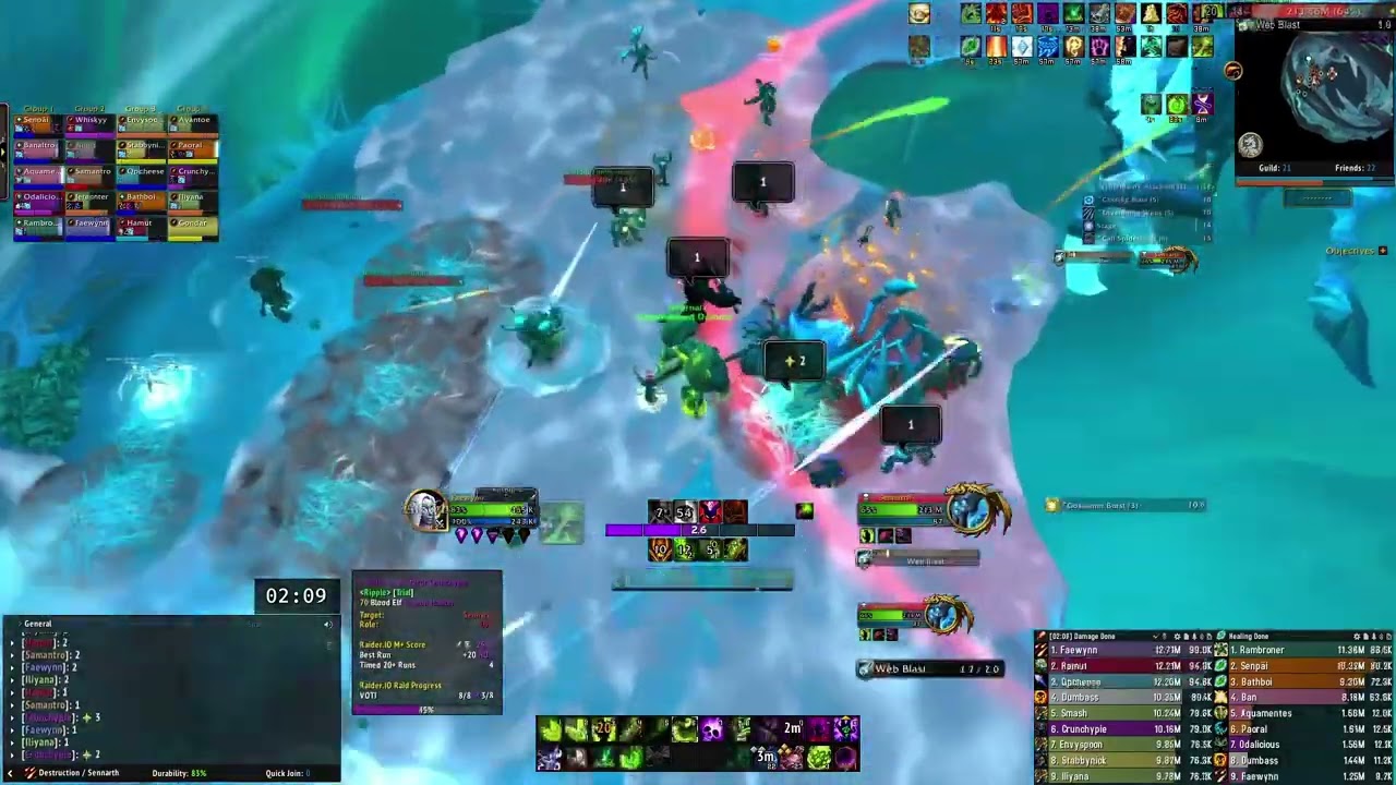 Mythic Senarth Destro Warlock PoV (top 21 warlock parse)