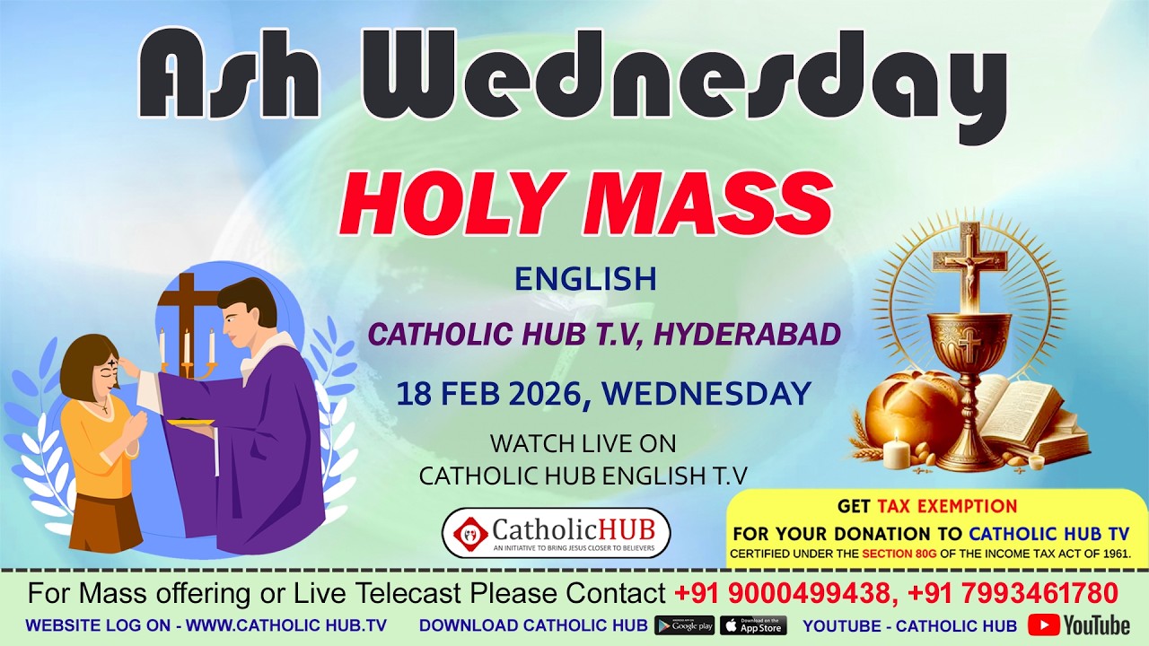 LIVE HOLY MASS | OUR LADY OF MOUNT CARMEL CHURCH | NEW BOWENPALLY | HYDERABAD 18-02-2026