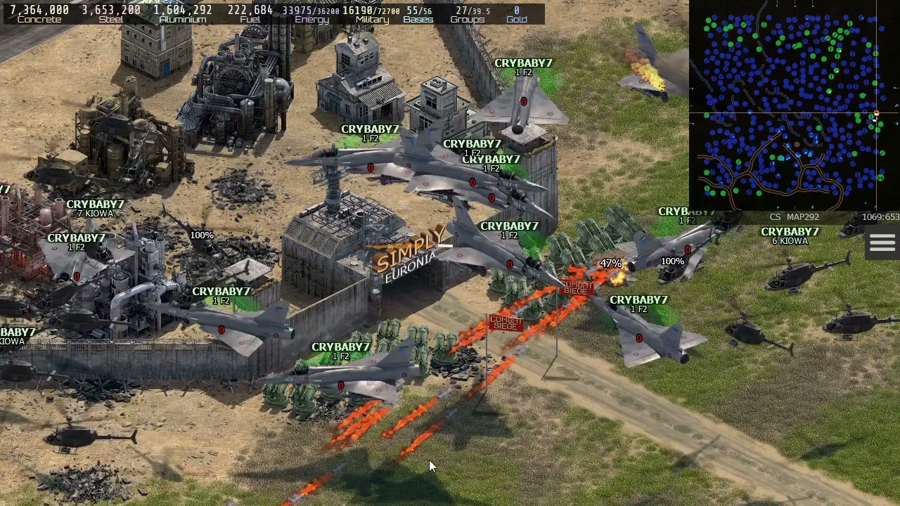 COMBAT SIEGE F2 Plane Attack