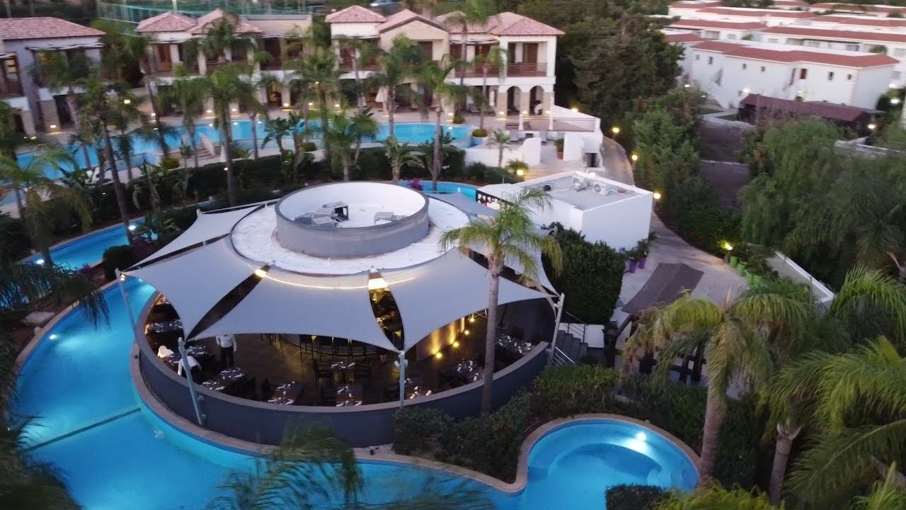 4K Drone footage Cyprus 2022 Olympic Lagoon Resort   Ayia Napa  - inc Wedding Suite