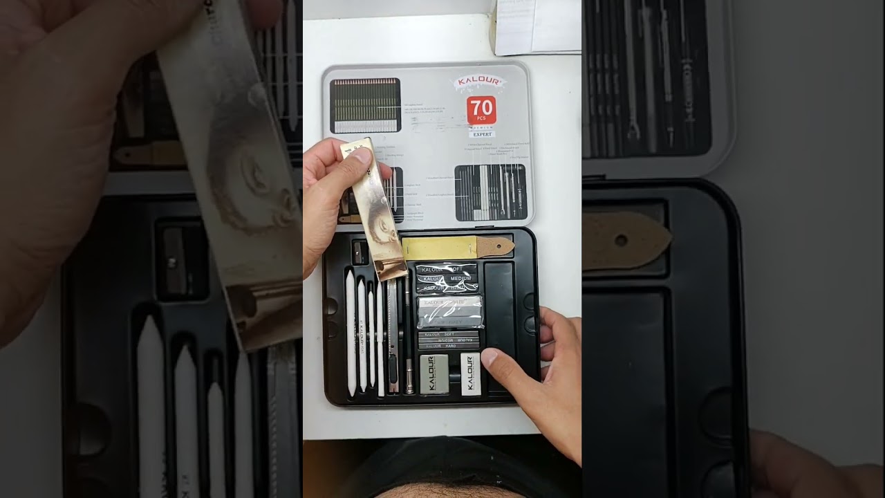 Kit de Lápis de desenho graduado Kalour