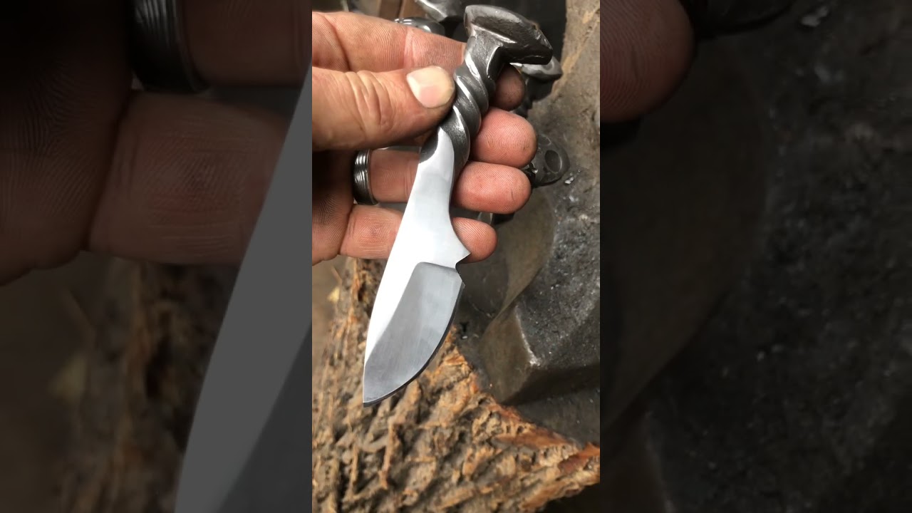 Mini Skull Railroad Spike Knives
