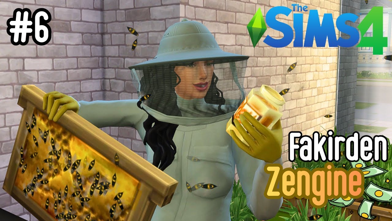 🔥Yangın Çıktı ve Bal Yapıyoruz | The Sims 4 Fakirden Zengine | Rags To Riches Challenge | 6.Bölüm