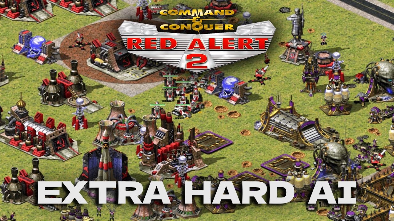 Red Alert 2 | Extra Hard AI | Russia & Yuri vs 6 USA | (6 vs 2)