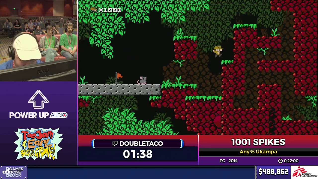 1001 Spikes by doubletaco in 23:40 - SGDQ2017 - Part 68