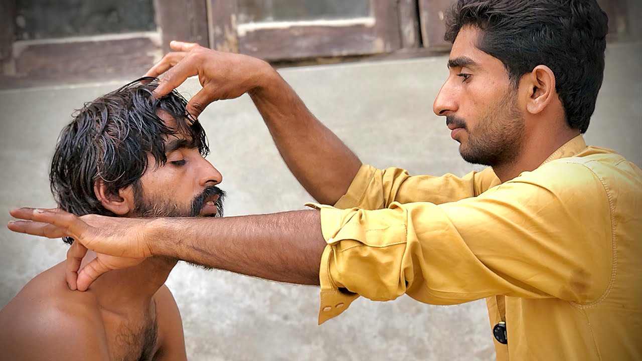 Ultimate $1 Indian Street Head & Body Massage 💈 Bengali ASMR Relaxation [ASMR UBAID ]