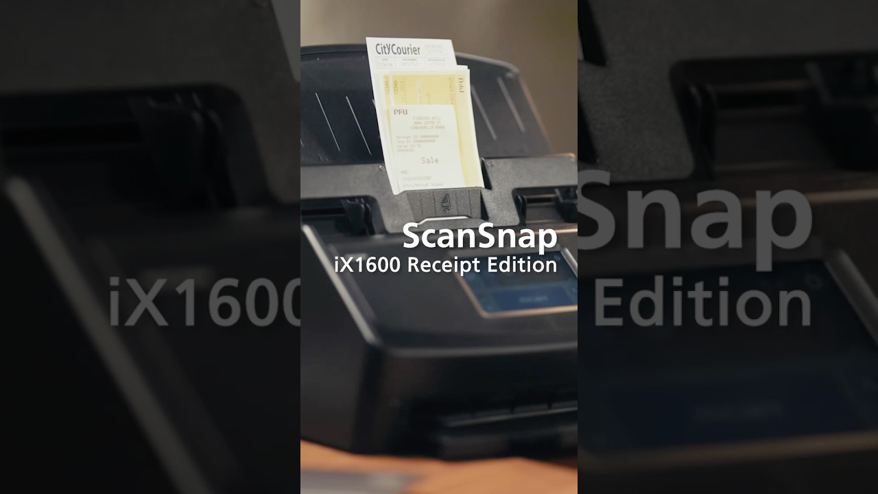 Easily Upload Receipts with the ScanSnap iX1600 Receipt Edition